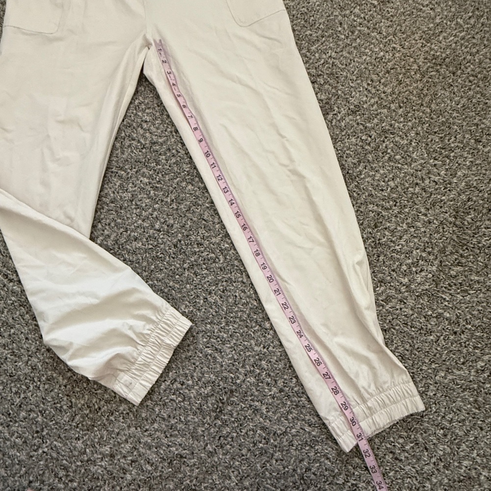Old Navy Womens StretchTech Utility Jumpsuit Beige Short Sleeve Tall Medium - Picture 11 of 12